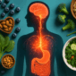 precision nutrition gut brain axis connection with healthy foods and neural link 85x85