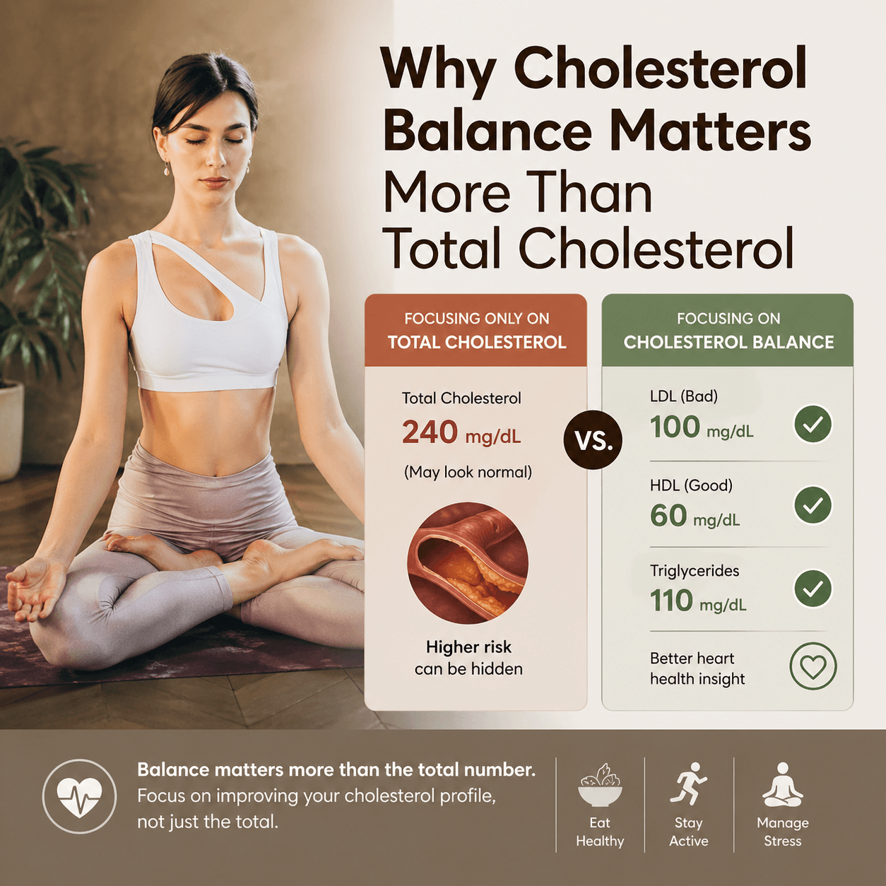 why cholesterol balance matters more than total cholesterol