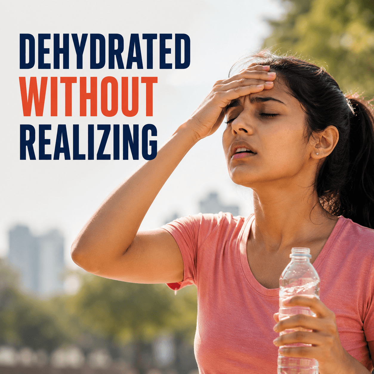 dehydrated without realizing it