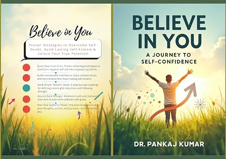 Believe in You book cover by Dr. Pankaj Kumar
